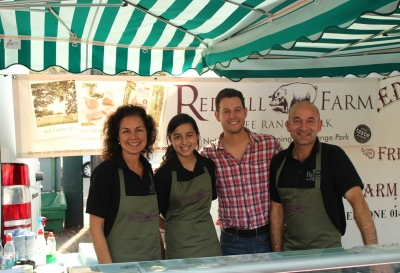 BBC Countryfile's Matt Baker filming with us at Sleaford Farmers' Market