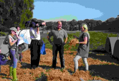 BBC Countryfile filming on the farm