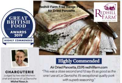 Michel Roux Jr. judges Redhill Farm Free Range Pork